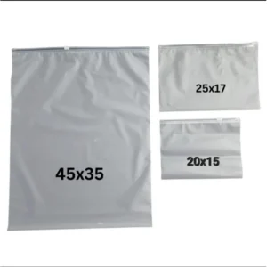Zipper Bag Frosted / Clear No Brand